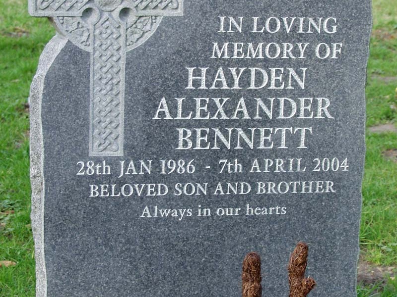 BENNET Hayden Alexander 1986-2004